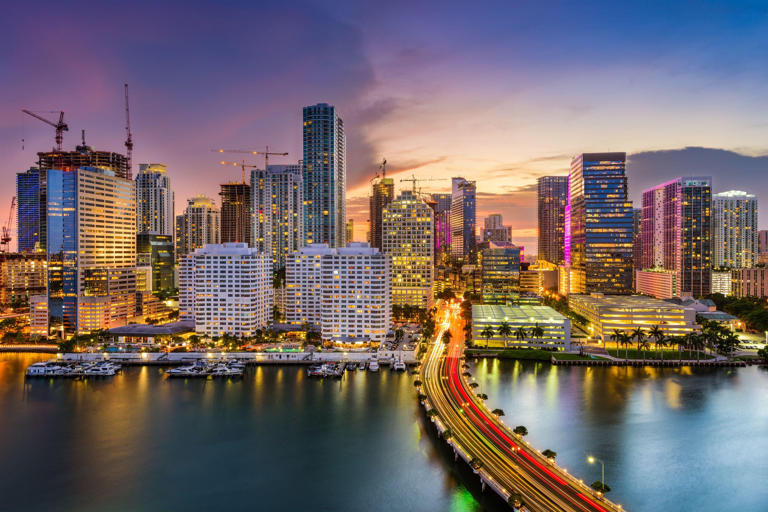 tiempo de vuelo de new jersey a miami